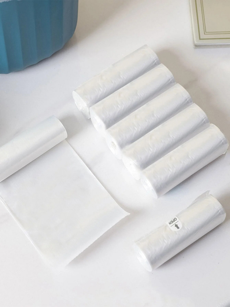 100 DB vastag asztali kis szemeteszsákok háztartási autós mini eldobható műanyag szemeteszsákok szemeteszsákok