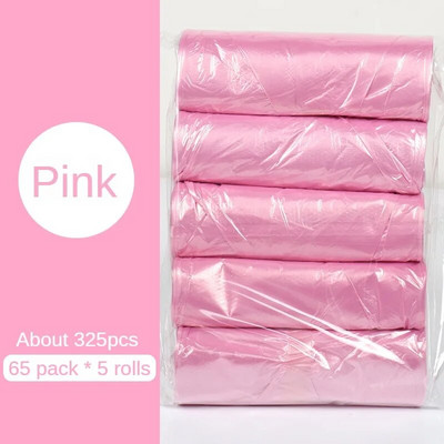 5 rulli/pakk Majapidamises kasutatav ühekordne prügikott Väikesed prügikotid Köök hoiustamine Prügikotid Puhastusjäätmete kott kilekott