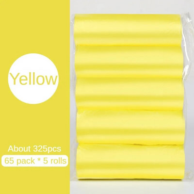 5 rulli/pakk Majapidamises kasutatav ühekordne prügikott Väikesed prügikotid Köök hoiustamine Prügikotid Puhastusjäätmete kott kilekott