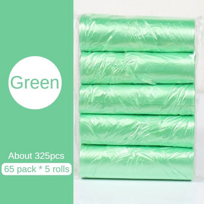 5 rulli/pakk Majapidamises kasutatav ühekordne prügikott Väikesed prügikotid Köök hoiustamine Prügikotid Puhastusjäätmete kott kilekott