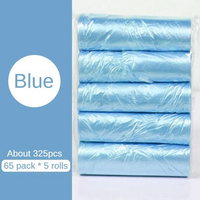 5 rulli/pakk Majapidamises kasutatav ühekordne prügikott Väikesed prügikotid Köök hoiustamine Prügikotid Puhastusjäätmete kott kilekott