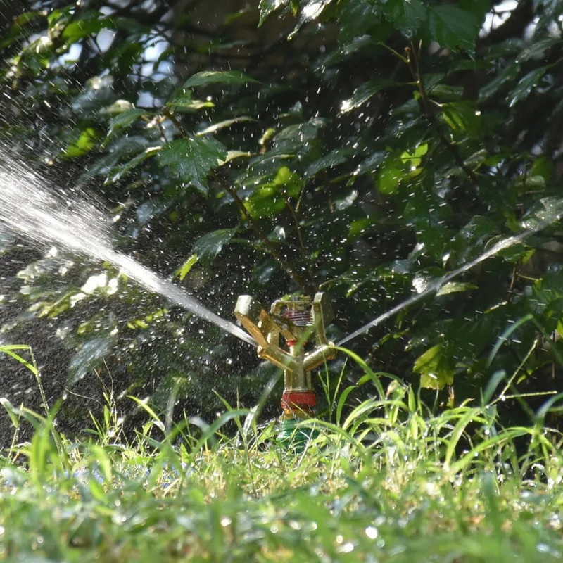 1/2 3/4-tollised isased metallist pulseerivad taluvihmutid 360 kraadi pöörlemisega muru kastmisvihmutid aia kastmiseks 1tk
