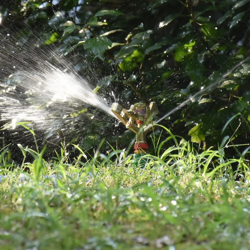 1/2 3/4-tollised isased metallist pulseerivad taluvihmutid 360 kraadi pöörlemisega muru kastmisvihmutid aia kastmiseks 1tk