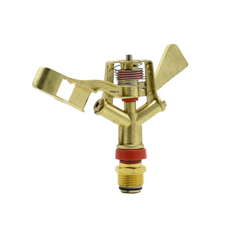 1/2 3/4-tollised isased metallist pulseerivad taluvihmutid 360 kraadi pöörlemisega muru kastmisvihmutid aia kastmiseks 1tk