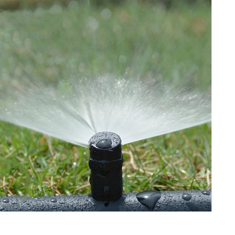 20 tk 180-kraadised murdumisotsikuga vihmutid 1/4" või 4/7 mm kruvidega okaastega pistikutega Aia kastmise murdumispihusti