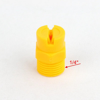 5db ventilátor típusú fúvóka 1/8"1/4"3/8"1/2" műanyag szórófej vegyi maratógéphez Ipari tisztítás Mosópor eltávolítása