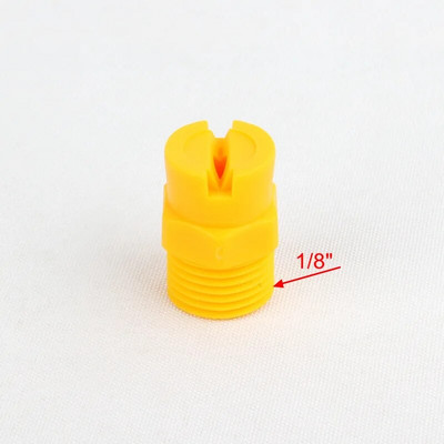 5db ventilátor típusú fúvóka 1/8"1/4"3/8"1/2" műanyag szórófej vegyi maratógéphez Ipari tisztítás Mosópor eltávolítása