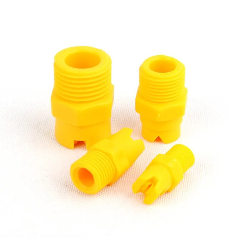 5db ventilátor típusú fúvóka 1/8"1/4"3/8"1/2" műanyag szórófej vegyi maratógéphez Ipari tisztítás Mosópor eltávolítása