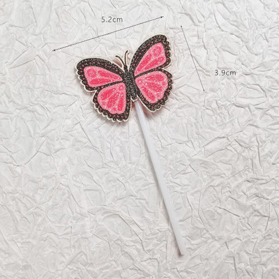 Torditops liblikas vikerkaar päike Palju õnne sünnipäevaks Pulmad Printsess Lastepidu Tassikoogitopsid Baby Shower Küpsetamine Magustoidukaunistus