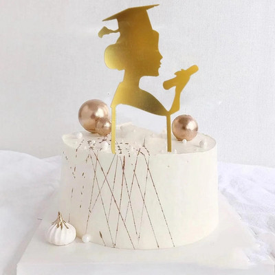 Uus 11Styles Lõpupidu 2024 Peo tordikatted akrüülist Õnnitlused Koolilõpetamine õpilastele Lõpupeo tordikaunistus