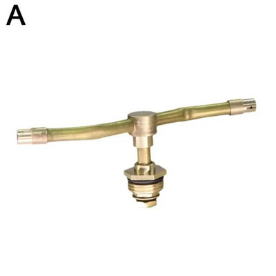 2/3/4 käega automaatne pöörlev pihusti 360 kraadi pöörlev messingist muru niisutusvihmutipead aiatarvikud kastmisotsik