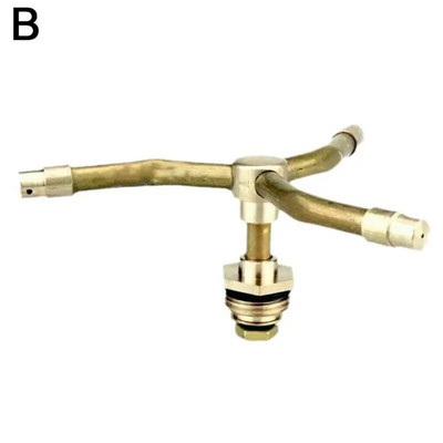 2/3/4 käega automaatne pöörlev pihusti 360 kraadi pöörlev messingist muru niisutusvihmutipead aiatarvikud kastmisotsik