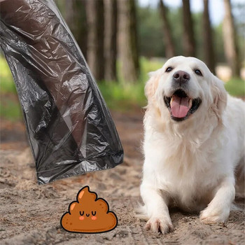 Чанти за боклук Събиране на кучешки изпражнения Непрекъснато 5 ролки Многоцветни резервни торби за събиране на изпражнения Чанти за почистване на настолен и автомобилен боклук