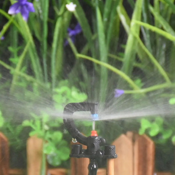 Περιστρεφόμενο ακροφύσιο διάθλασης Micro sprinkler 180 360 μοιρών Κρεμαστό ακροφύσιο τύπου G για άρδευση κήπου