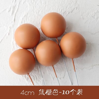 Morandi Color System Cake Topper MULTI Foam Ball Topper pentru Tort La mulți ani Drapel Cupcake Nuntă Ball de Crăciun Decor pentru petrecere