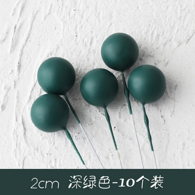 Morandi Color System Cake Topper MULTI Foam Ball Topper pentru Tort La mulți ani Drapel Cupcake Nuntă Ball de Crăciun Decor pentru petrecere