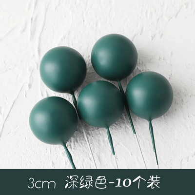 Morandi Color System Cake Topper MULTI Foam Ball Topper pentru Tort La mulți ani Drapel Cupcake Nuntă Ball de Crăciun Decor pentru petrecere