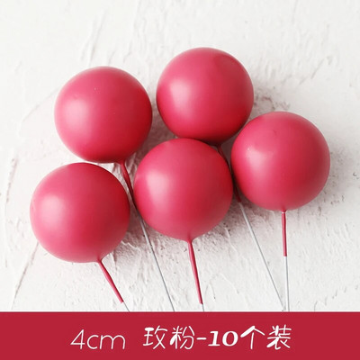 Morandi Color System Cake Topper MULTI Foam Ball Topper pentru Tort La mulți ani Drapel Cupcake Nuntă Ball de Crăciun Decor pentru petrecere