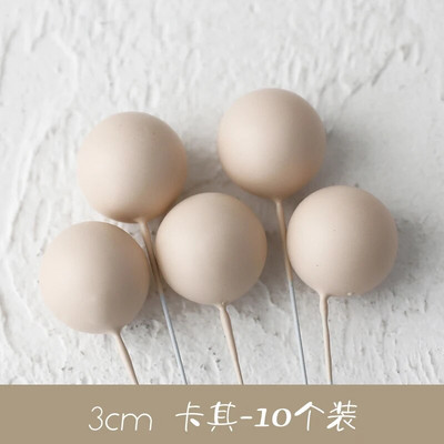 Morandi Color System Cake Topper MULTI Foam Ball Topper pentru Tort La mulți ani Drapel Cupcake Nuntă Ball de Crăciun Decor pentru petrecere