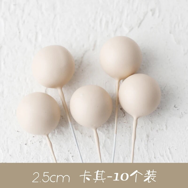 Morandi Color System Cake Topper MULTI Foam Ball Topper pentru Tort La mulți ani Drapel Cupcake Nuntă Ball de Crăciun Decor pentru petrecere