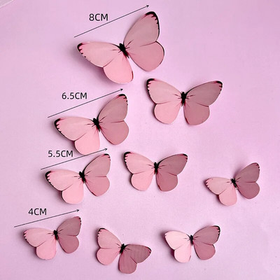 Uus liblikas pulmakoogi pealispaber, paberist liblikas, palju õnne sünnipäevaks koogipealne pulmapeo tordikaunistusteks