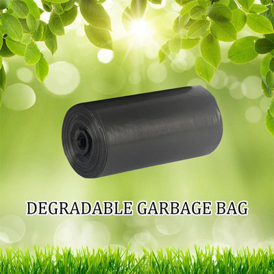 Eldobható lebomló szemeteszsák, lapos szájú háztartás