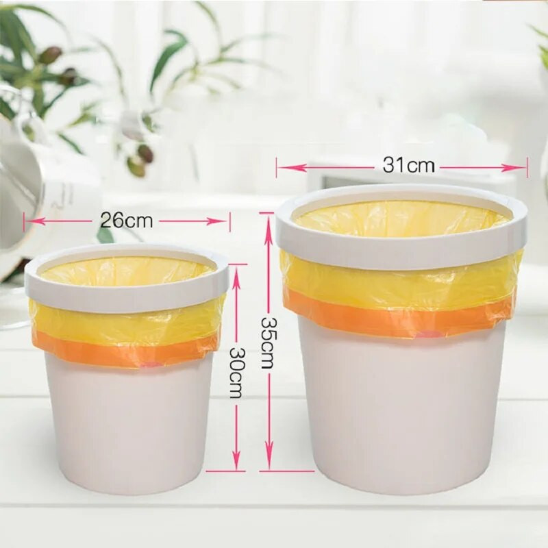 Nymph 15/30db nagy húzózsinór szemeteszsák színes hordozható húzó vastag szemetes zsák konyha Hasznos dolgok otthonra nem piszkos kezek