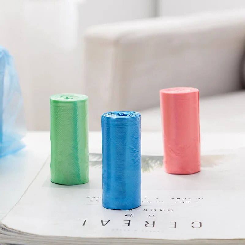 20vnt/ritinys 35x45cm Mini vienkartiniai šiukšlių maišeliai, skirti naudoti ant automobilio stalo Liemenės tipo šiukšlių maišai Maži plastikiniai maišeliai