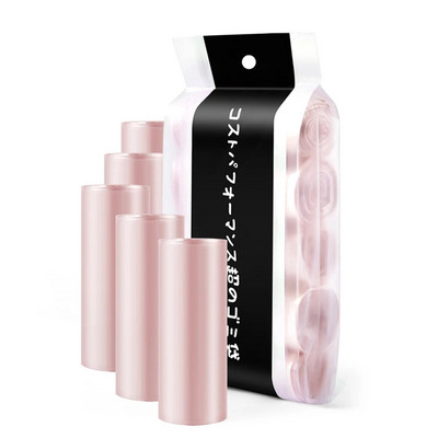 100 db/5 tekercs nagy vastagságú eldobható szemeteszsák Otthoni konyha Fürdőszoba Szemetes szemetes tasak Szemetestartó