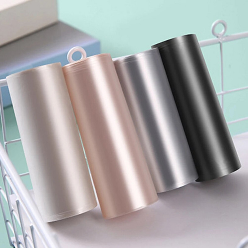 100 db/5 tekercs nagy vastagságú eldobható szemeteszsák Otthoni konyha Fürdőszoba Szemetes szemetes tasak Szemetestartó