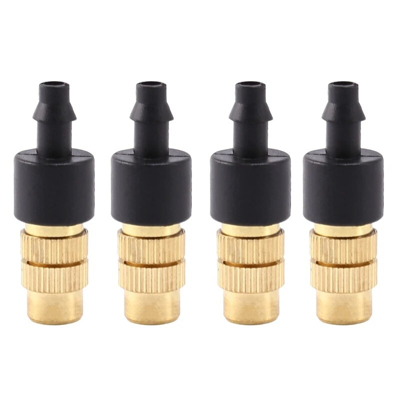 Naujas - 20 vnt. reguliuojamas purškimo antgalis sodo darbams, žalvarinis laistymo purkštuvas, skirtas drėkinimo sistemai