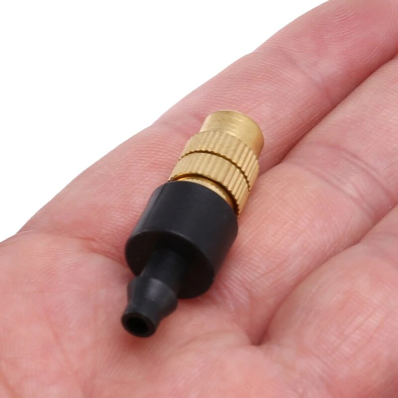 Naujas - 20 vnt. reguliuojamas purškimo antgalis sodo darbams, žalvarinis laistymo purkštuvas, skirtas drėkinimo sistemai