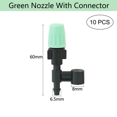 Aia kastmisotsik reguleeritav heleroheline pihustuspihusti kastmispihusti piserduspihusti pistikutega