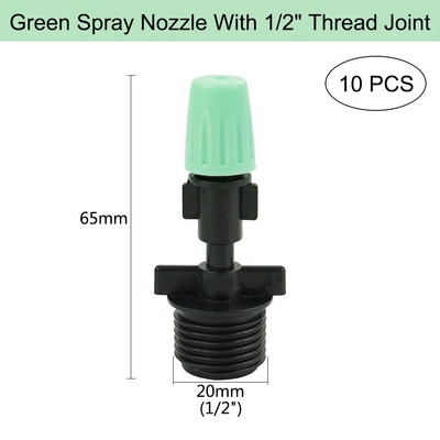 Aia kastmisotsik reguleeritav heleroheline pihustuspihusti kastmispihusti piserduspihusti pistikutega