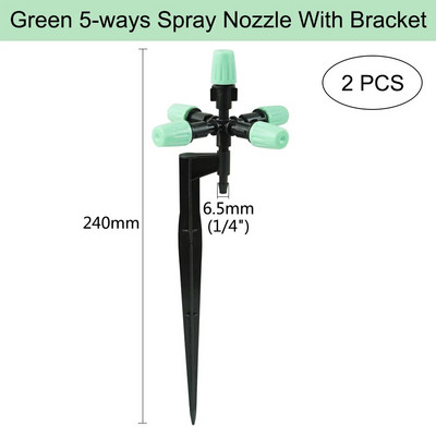 Aia kastmisotsik reguleeritav heleroheline pihustuspihusti kastmispihusti piserduspihusti pistikutega