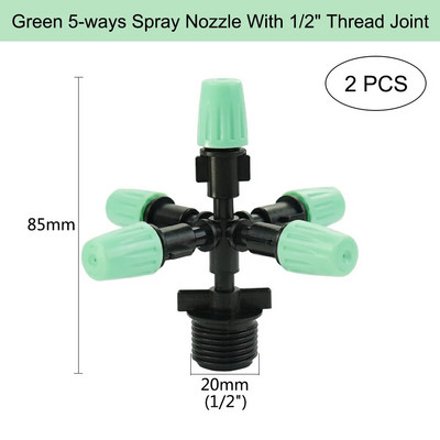 Aia kastmisotsik reguleeritav heleroheline pihustuspihusti kastmispihusti piserduspihusti pistikutega