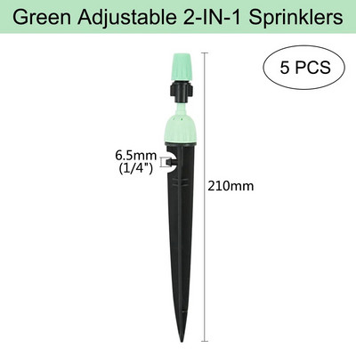 Aia kastmisotsik reguleeritav heleroheline pihustuspihusti kastmispihusti piserduspihusti pistikutega