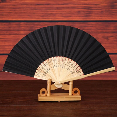 Paberist kokkuklapitavad lehvikud Tühi bambusest käeshoitav ventilaator kalligraafia harjutamiseks isetegemine maalimine pulmapeo kujundusega kingitused