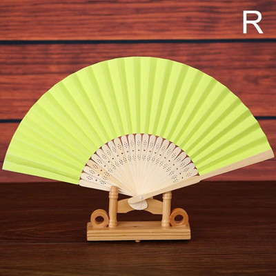 Popieriniai sulankstomi ventiliatoriai Tuščia bambukinė rankinė vėduoklė, skirta praktikuoti kaligrafiją „pasidaryk pats“ tapyba Vestuvių vakarėlio dekoro dovanos