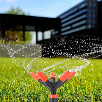 Въртящ се на 360 градински спринклер Автоматична напоителна система Спринклер за трева Регулируем напоителен спринклер Гъвкава напоителна система за голяма площ