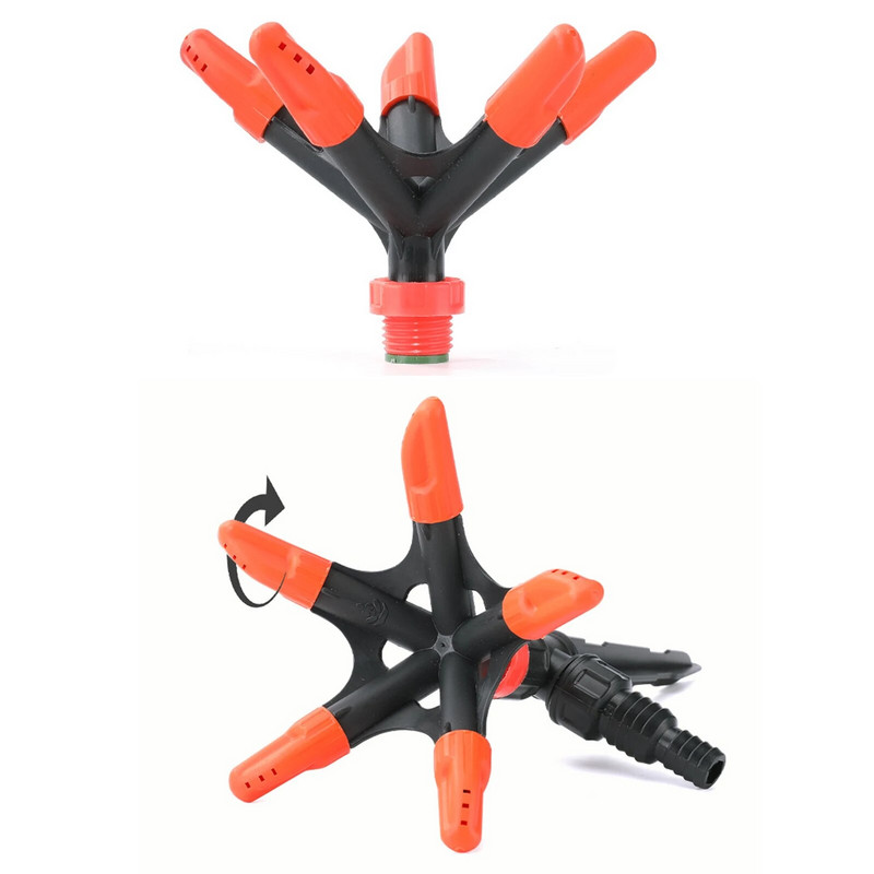 360 forgó kerti locsoló automata öntözőrendszer Pázsitpermetező Állítható öntözőlocsoló Rugalmas nagy terület öntözése