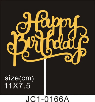 50 tk. Palju õnne sünnipäevaks koogikatted Sädelevad kartongist Baby Shower Lastepeo Teed Kaunistused Koogikaunistustarvikud