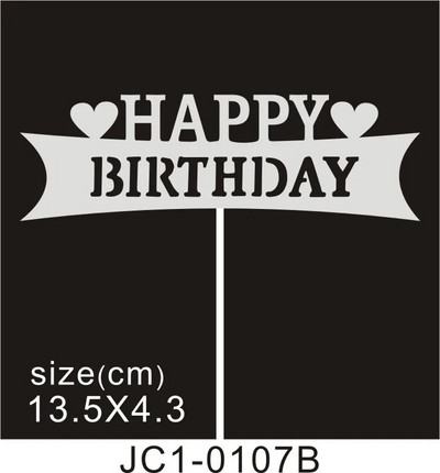 50 tk. Palju õnne sünnipäevaks koogikatted Sädelevad kartongist Baby Shower Lastepeo Teed Kaunistused Koogikaunistustarvikud