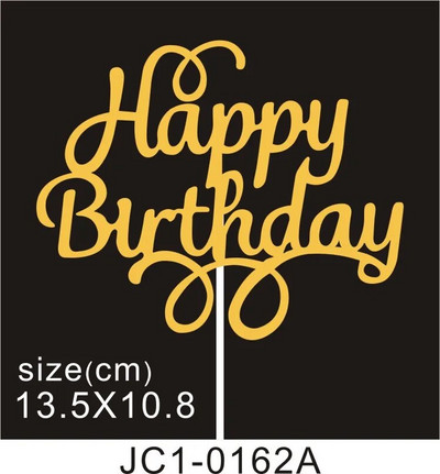 50 tk. Palju õnne sünnipäevaks koogikatted Sädelevad kartongist Baby Shower Lastepeo Teed Kaunistused Koogikaunistustarvikud