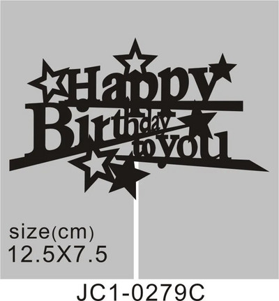 50 tk. Palju õnne sünnipäevaks koogikatted Sädelevad kartongist Baby Shower Lastepeo Teed Kaunistused Koogikaunistustarvikud