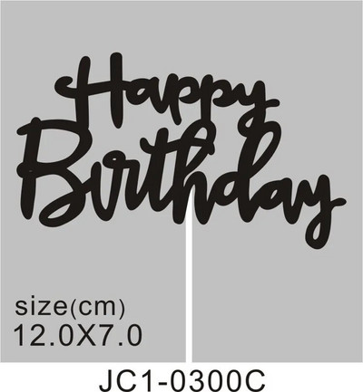 50 tk. Palju õnne sünnipäevaks koogikatted Sädelevad kartongist Baby Shower Lastepeo Teed Kaunistused Koogikaunistustarvikud