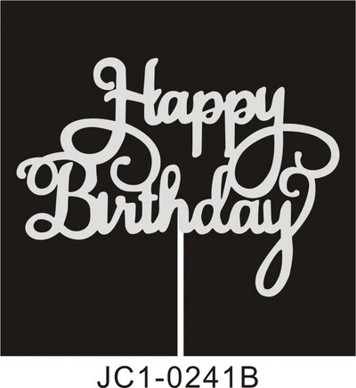 50 tk. Palju õnne sünnipäevaks koogikatted Sädelevad kartongist Baby Shower Lastepeo Teed Kaunistused Koogikaunistustarvikud