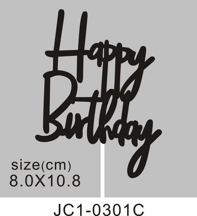 50 tk. Palju õnne sünnipäevaks koogikatted Sädelevad kartongist Baby Shower Lastepeo Teed Kaunistused Koogikaunistustarvikud