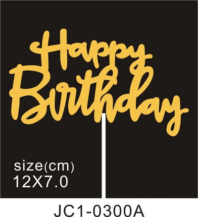 50 tk. Palju õnne sünnipäevaks koogikatted Sädelevad kartongist Baby Shower Lastepeo Teed Kaunistused Koogikaunistustarvikud