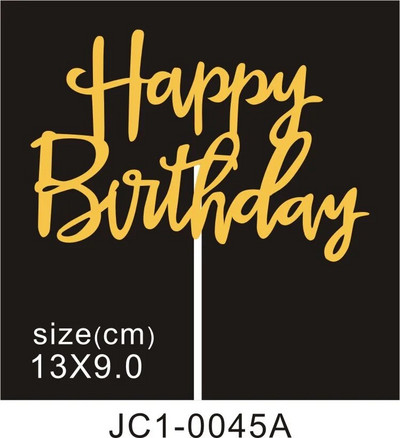 50 tk. Palju õnne sünnipäevaks koogikatted Sädelevad kartongist Baby Shower Lastepeo Teed Kaunistused Koogikaunistustarvikud